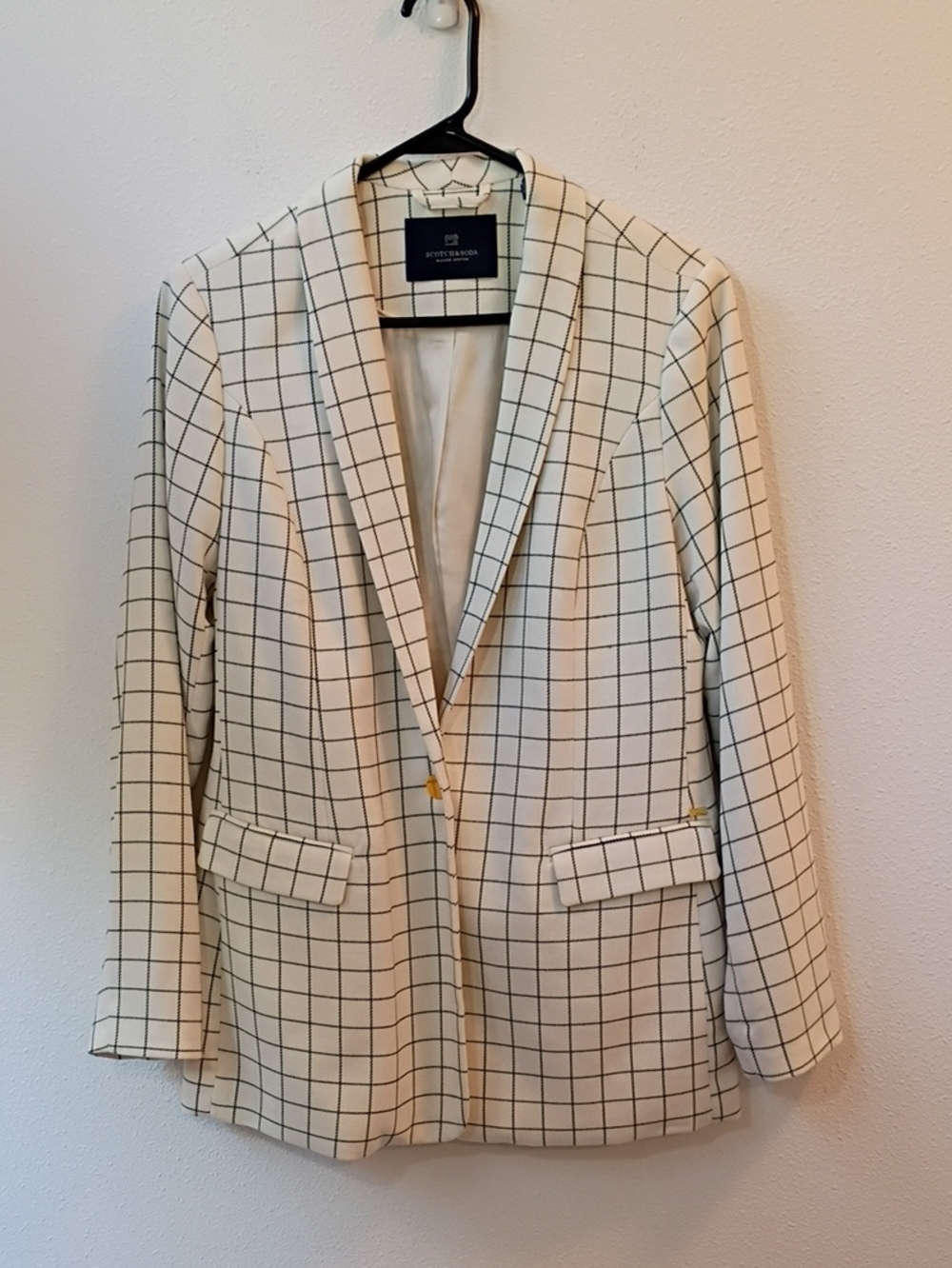 Scotch & Soda Windowpane Blazer Jacket